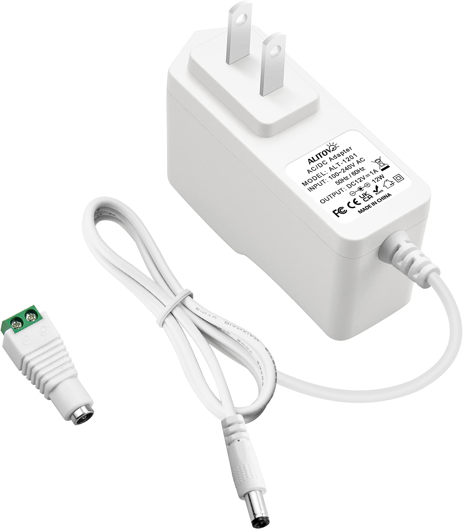 12V 1A [5.5*2.1mm-1.5m] Power supply adapter