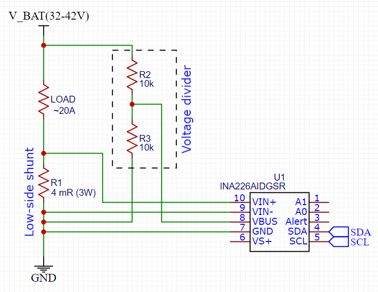 INA226 I²C Current & Voltage Sensor Module