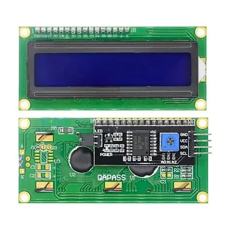 LCD 1602 Module Blue Screen IIC/I2C