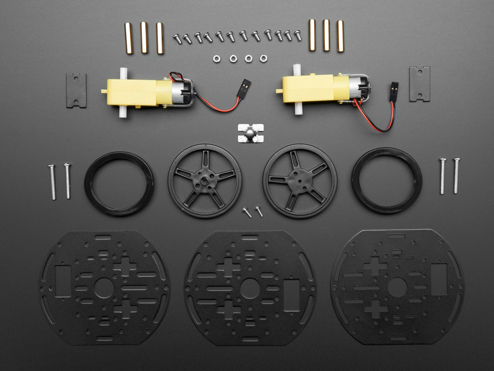 2WD Robot Chassis (without motors)