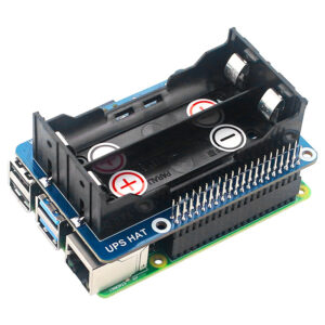 UPS HAT For Raspberry Pi 2-Cell Stable 5V Power Output