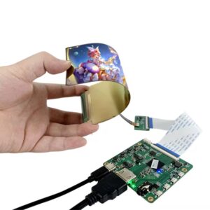 Wisecoco Landscape by default 6” 2k Flexible Amoled Screen MiPi Adjustable Brightness 2880*1440 Amoled Display Module