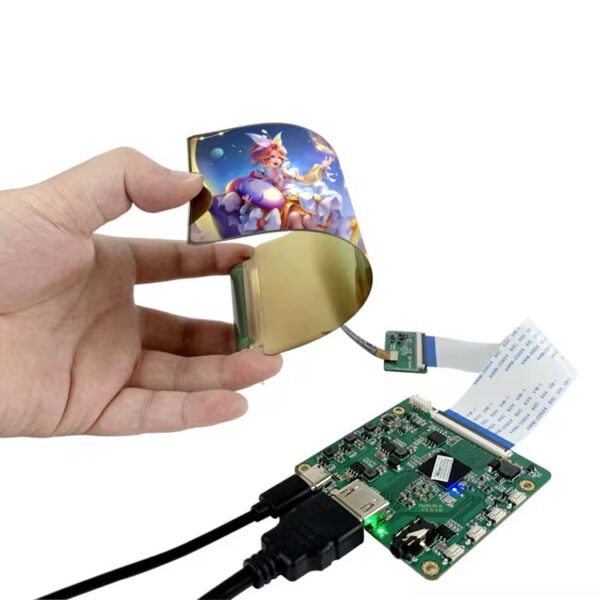 Wisecoco Landscape by default 6” 2k Flexible Amoled Screen MiPi Adjustable Brightness 2880*1440 Amoled Display Module
