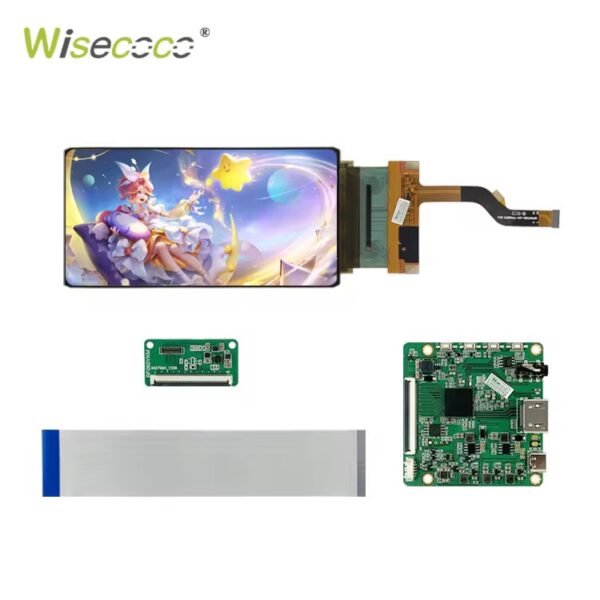 Wisecoco Landscape by default 6” 2k Flexible Amoled Screen MiPi Adjustable Brightness 2880*1440 Amoled Display Module - Image 2