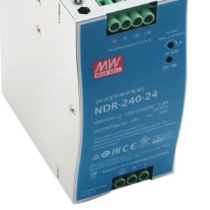NDR-240-24: 240W 24V 10A Industrial DIN Rail Power Supply